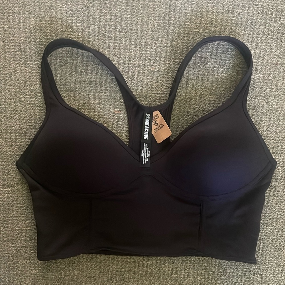 PINK workout to swim top